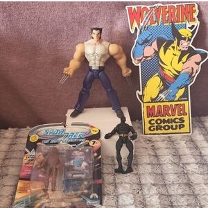 SALE BUNDLE ONLY Boys Toy Lot Wolverine Doll Wall Decor Star Wars